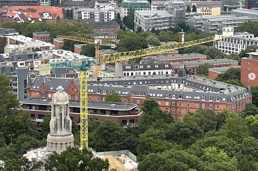 Sanierung des Bismarck Denkmals - Hamburg St. Pauli